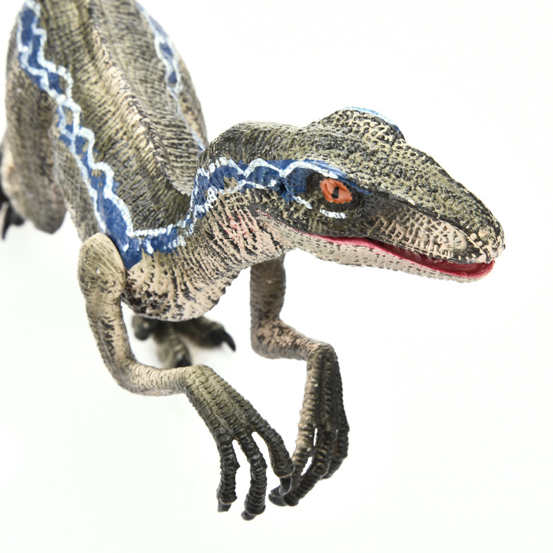 Picture of Cross-border simulation dinosaur toy model variation Velociraptor fast raptor dragon toy ornaments a generation of hair