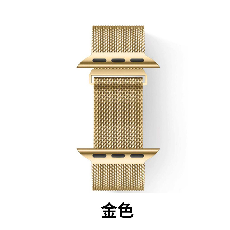 Picture of For Milanese Nice Apple Watch applewatch Stainless Steel Loop Magnetic Buckle Iwatch Strap New